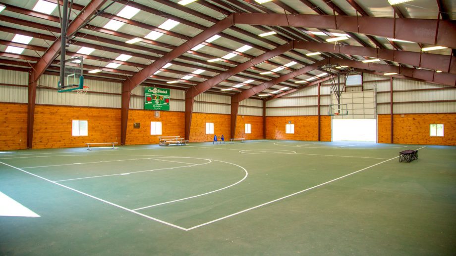 Interior view of Camp Schodack rec hall